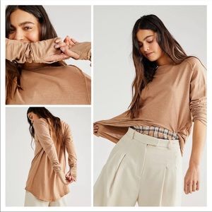 NWT FAN FAVORITE Free People Arden tee